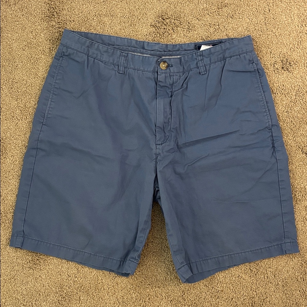 Vineyard Vines Flat Front Blue Shorts